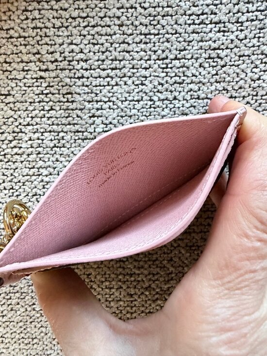 Louis Vuitton Charms Card Holder Case Monogram Pink w/charms! Mother's Day! - Picture 7 of 7